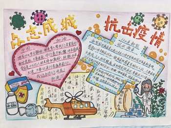 泉州市晋光小学东海校区开展"2020年特殊的回忆"手抄报比赛活动